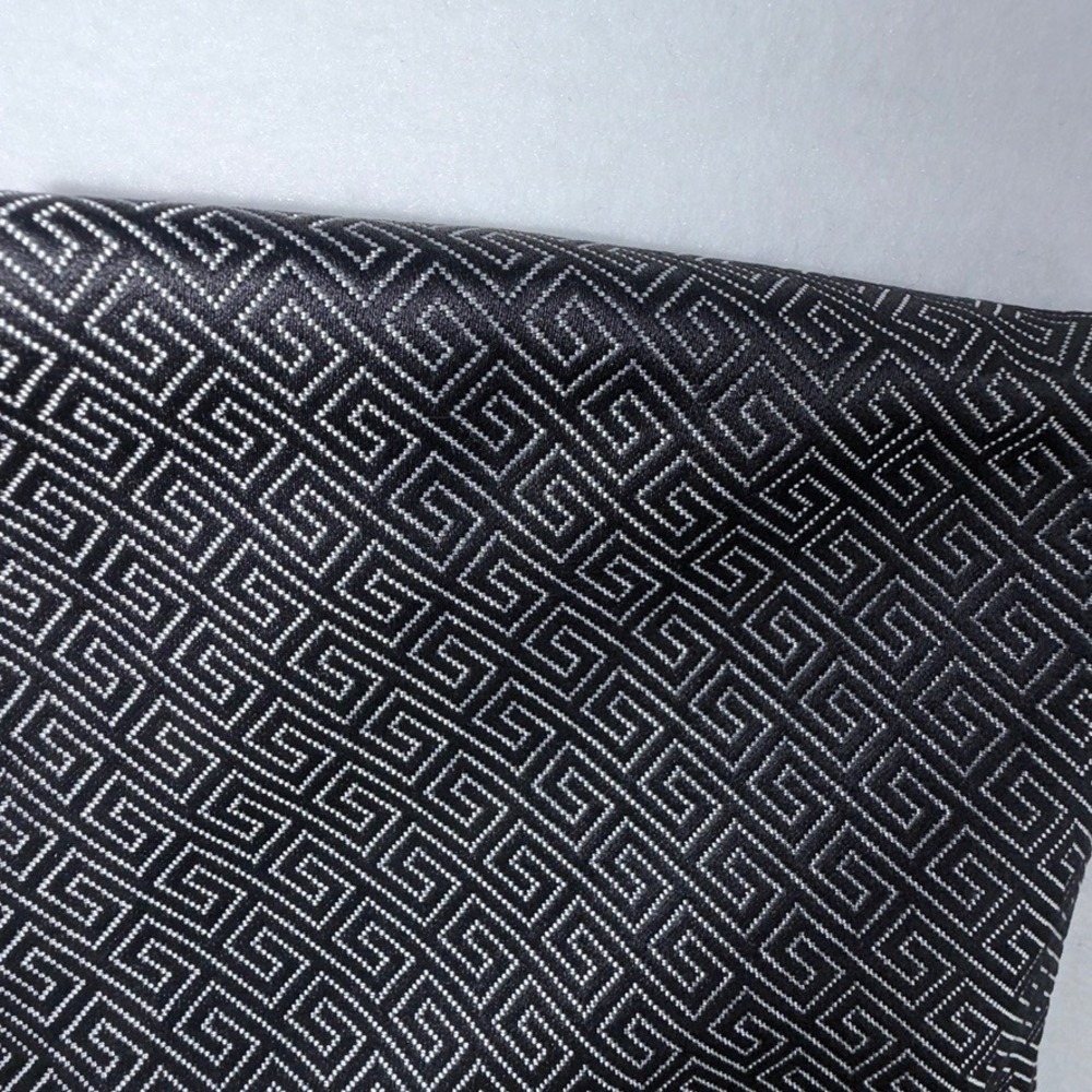 Valerie Stevens II Silk Rayon Geometric Zip Vest Women's 18W Black Silver - Picture 9 of 11